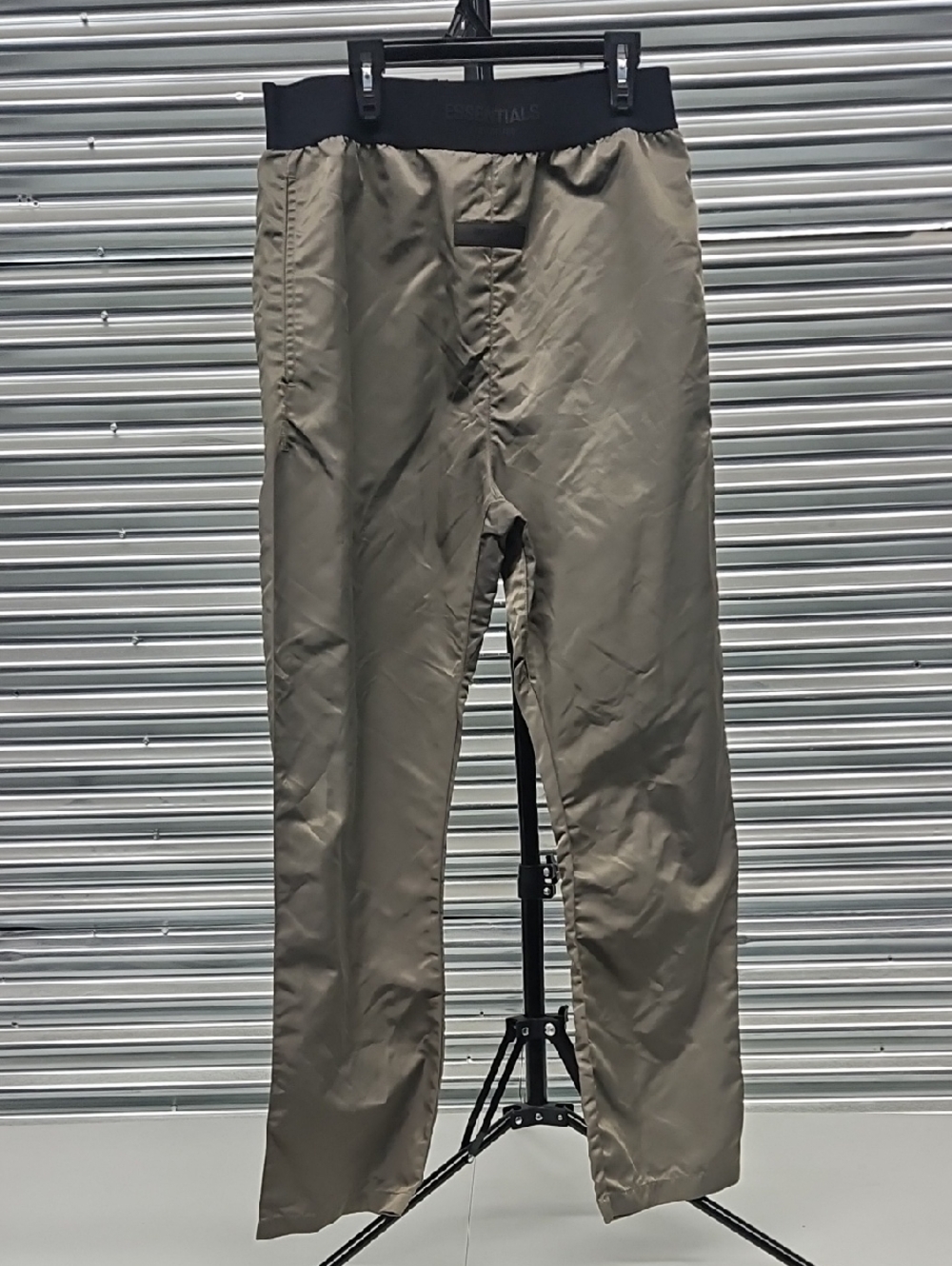 Fear of God Men's Taupe Jogger Pants with Black Waistband